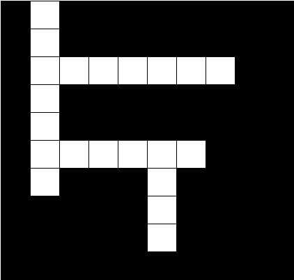 Blank crossword